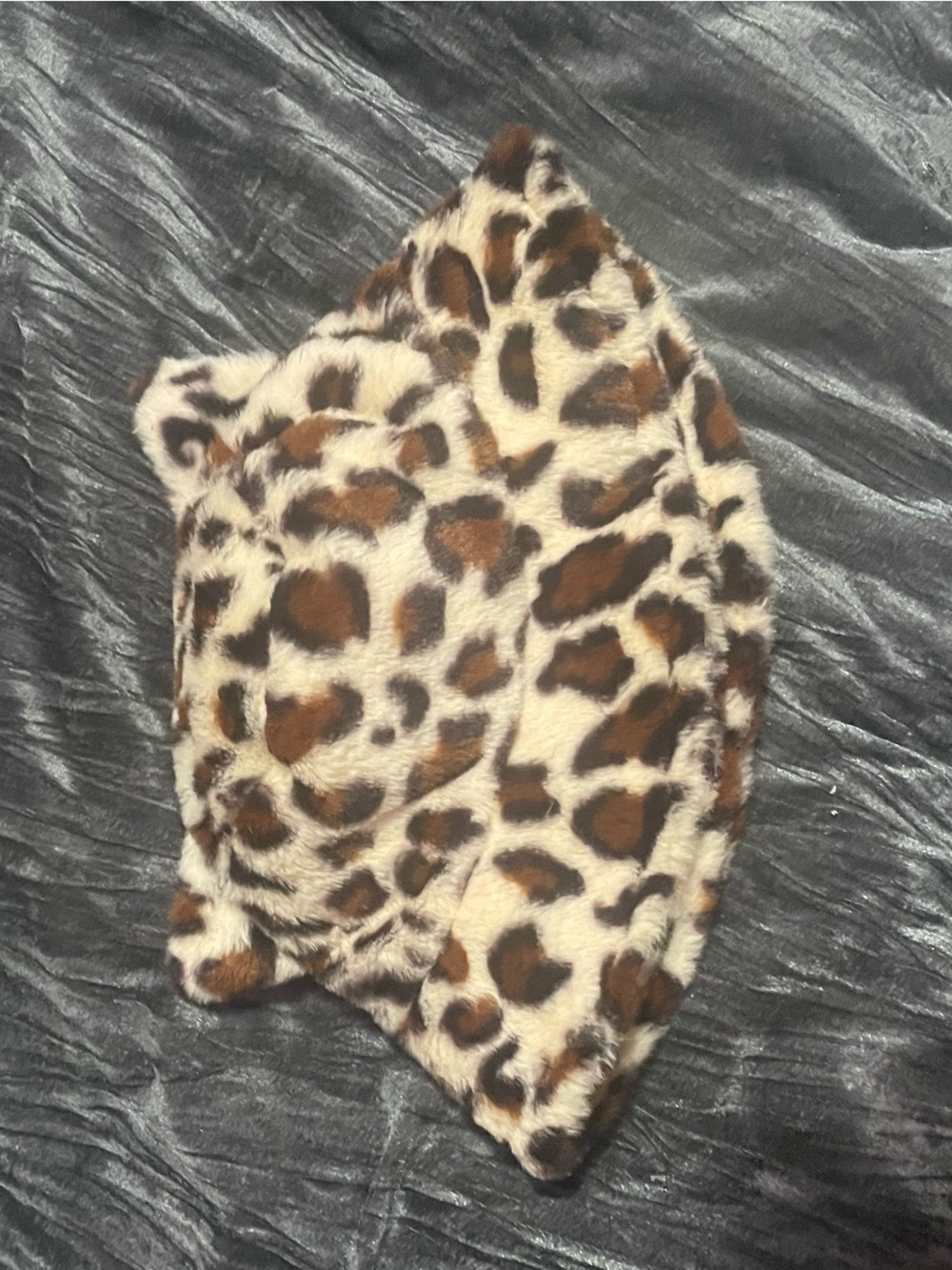 Leopard Print Faux Fur Bucket Hat✨